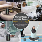 Portable mini Electric Incense Burner Oud Arabic Bakhoor Aroma Diffuser Arabian Rechargeable Incense Holder