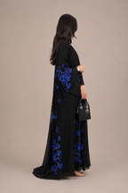 Karam Beaded Floral Abaya Set