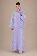 Lulwa Pearl Beaded 3PC Abaya Set