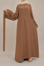 Nada Zipper Front Lace Dress