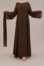Nada Zipper Front Lace Dress