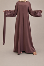 Nada Zipper Front Lace Dress