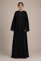 Rania Lace Kimono Abaya