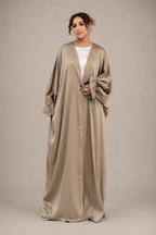 Rania Satin Slit Abaya