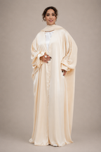 Rania Satin Slit Abaya