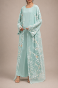 Rawan Organza Sweetheart Abaya
