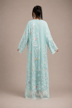 Rawan Organza Sweetheart Abaya
