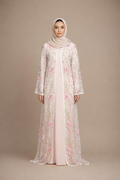 Reem Rhinestone Two-Piece Abaya