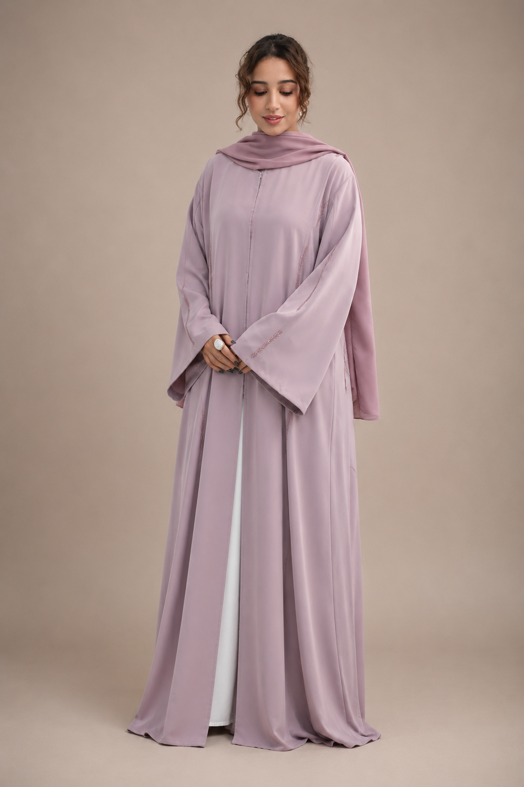 Sabah Handmade Beaded Kaftan Abaya