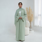 Hala Floral Lace Abaya & Hijab Set - lifestyle