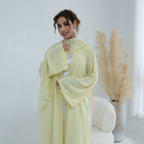 Yasmin Plus Size Lace Scarf Set - styled