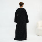 Rania Lace Kimono Abaya - lifestyle