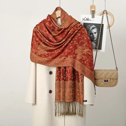 Safura Signature Paisley Shawl