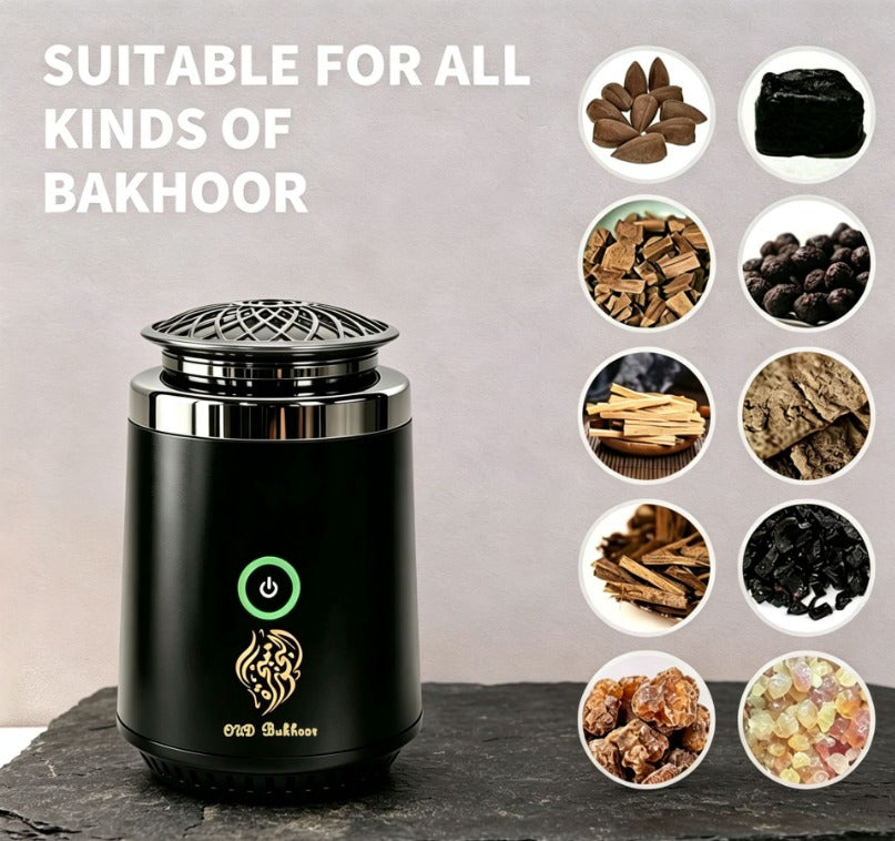Safura Electric Bukhoor Burner – Fill Your Home With  Authentic Arabian Fragrance, Effortlessly